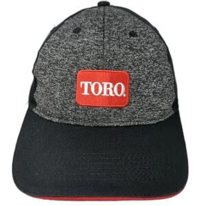 4imprint Baseball Cap Black One Size Toro Turf Irrigation Strapback Hat Red Trim